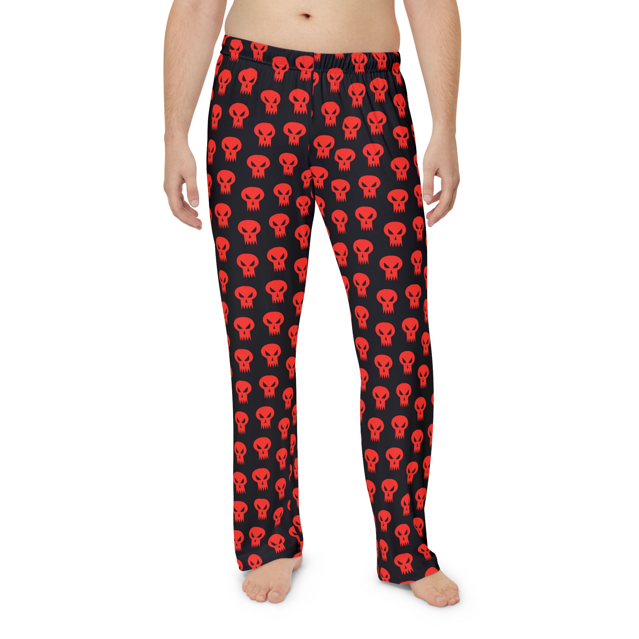 Skull Print Lounging Pants - Image 4