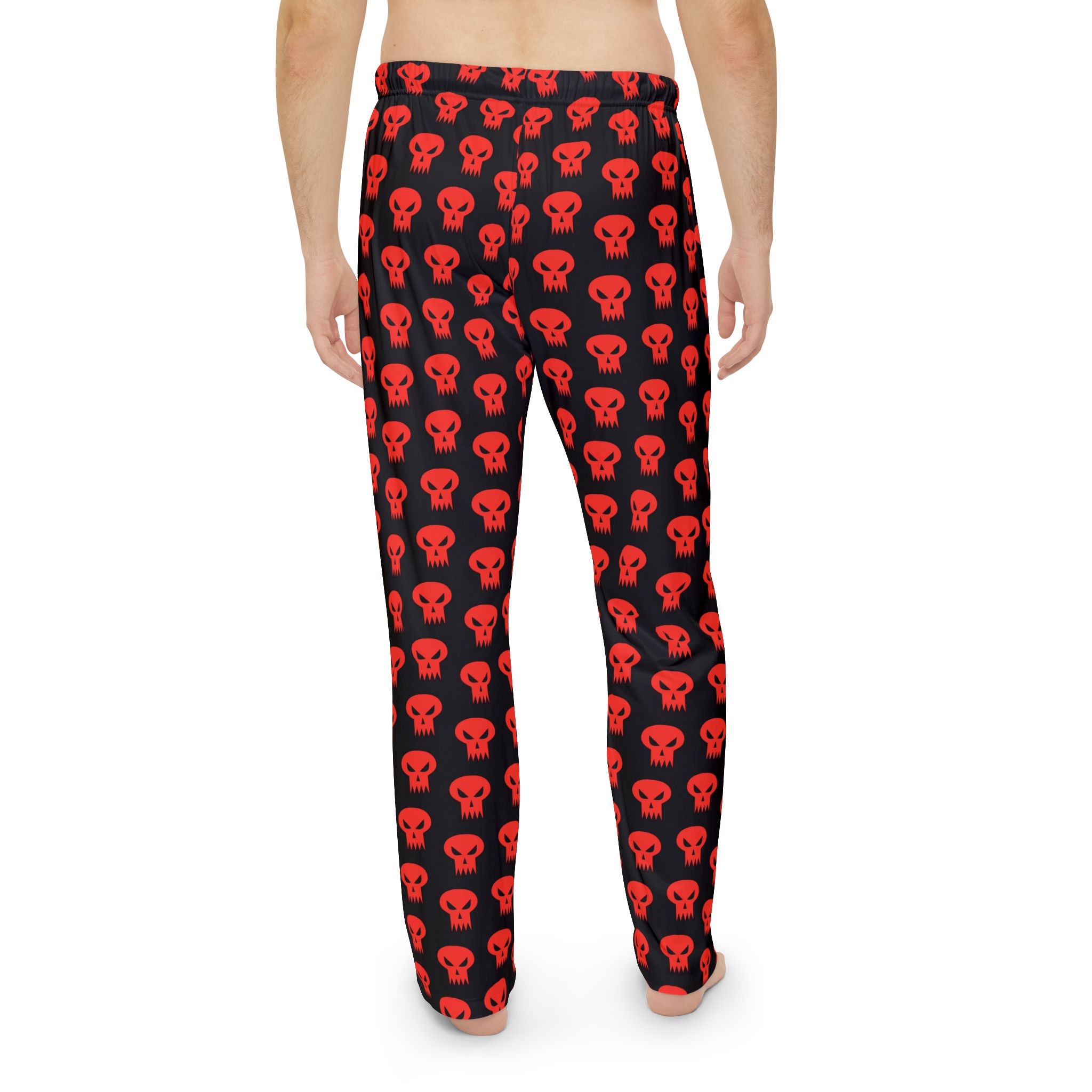Skull Print Lounging Pants - Image 5