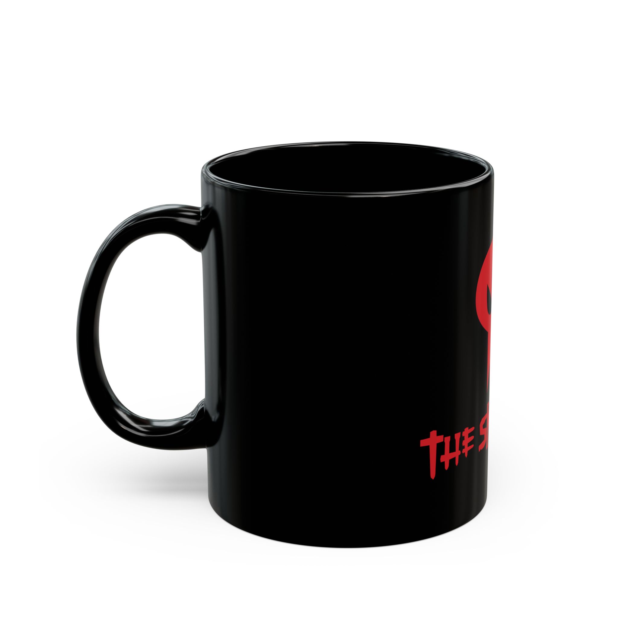 Skull Club Black Ceramic Mug - Image 3